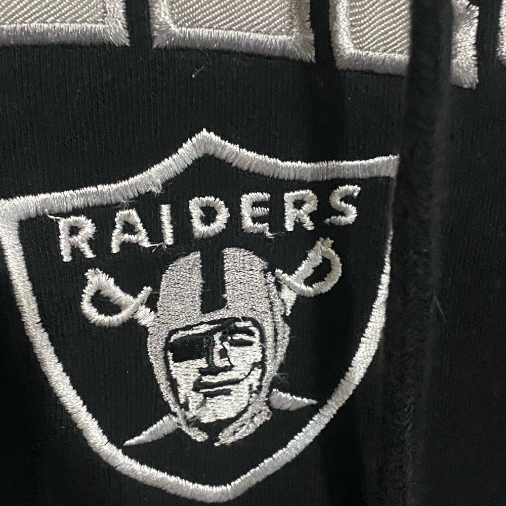 NFL Vintage RAIDERS FLEECE HOODIE - Picture 4 of 8